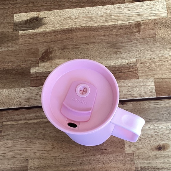 Stanley Pink Tumbler with Straw and Handle - Picture 2 of 3